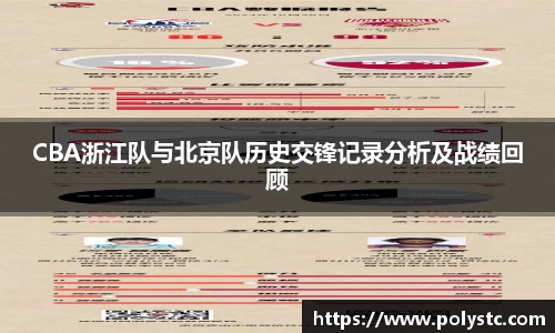 CBA浙江队与北京队历史交锋记录分析及战绩回顾